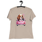 Women's Relaxed Soft & Smooth Premium Quality T-Shirt My Beagle Design by IOBI Original Apparel