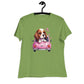 Women's Relaxed Soft & Smooth Premium Quality T-Shirt My Beagle Design by IOBI Original Apparel