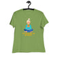Women's Relaxed Soft & Smooth Premium Quality T-Shirt It's Healthy To Be Happy Design by IOBI Original Apparel