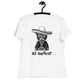 Women's Relaxed Soft & Smooth Premium Quality T-Shirt Si Señor Cat Design by IOBI Original Apparel