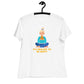 Women's Relaxed Soft & Smooth Premium Quality T-Shirt It's Healthy To Be Happy Design by IOBI Original Apparel